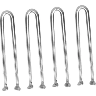 UTHCLO 4stücke Edelstahl-topfgriffe Mit Langen Griffen Milchtopfgriffe Hitzebeständig Ergonomisch Geformt Passend