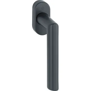 HOPPE 12034065 Fenstergriff Amsterdam, Vierkantstift 7 x 37 mm, Edelstahl schwarz matt