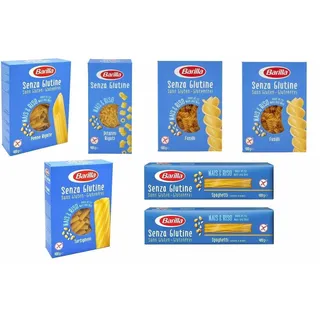TESTPAKET Barilla senza Glutine Glutenfrei pasta nudeln 1 x 300g und 6 x 400G