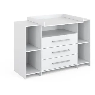 Vicco Wickelkommode Oskar 143 x 100 cm XL mit Schubladen