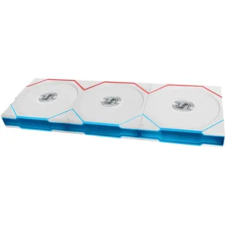 Lian Li UNI FAN TL Wireless Lüfter, ARGB, PWM, 3er-Pack - 120 mm, 3 x), PC Weiss