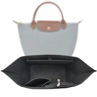 Organizer für Longchamp Tasche,Taschen Organizer für Longchamp S,Organizer für Longchamp Le Pliage S,Purse Organizer, Multi-Pocket Felt Handbag Organizer for Insert Wallet Organizer for Longchamp