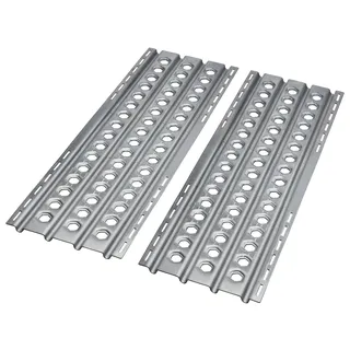 FTsolid Aluminium Sandbleche 120 cm (2er Set) – Profi Anfahrhilfe & Bergehilfe für Wohnmobil, 4x4 & Offroad – Recovery Boards aus Alu für Sand, Schlamm & Schnee – mit Gurtschlitzen, rostfrei
