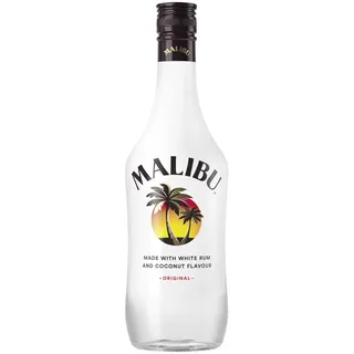 Malibu Caribbean Rum – Fruchtiger Likör auf Rum-Basis mit natürlichem Kokosaroma – Leichte Spirituose, ideal für Longdrinks oder Cocktails – 1 x 1 l