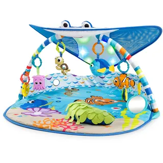 Bright Starts, Disney Baby, Findet Nemo Spieldecke mit Spielbogen, Lichtern und mehr als 20 Minuten Melodien, einer Dorie Fingerpuppe und vielem mehr