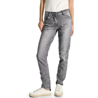 Cecil Damen B377687 Jeans Casual Fit, Light Grey Stone Wash, 30W / 30L - 30W / 30L