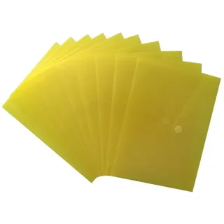 HFP Envelope Horizontal A5 transparent Yellow Polypropylen (PP) gelb