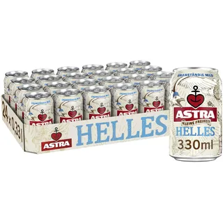 Astra Kleine Freiheit- Helles 0,33l Dose, Bier Dose Einweg (24 x 0,33 l)