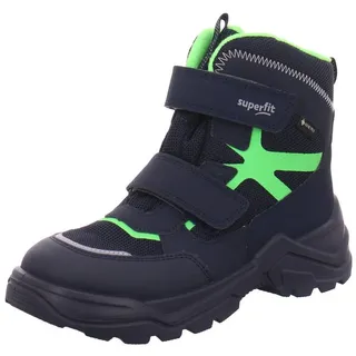 superfit SNOW MAX warm gefütterte Gore-Tex Stiefel, BLAU/HELLGRÜN 8000