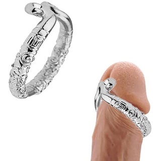 Kuaecr Metall Eichelring Cockring Zarter Ring zur Korrektur der Vorhaut,Penisring mit Verzögerter Ejakulation Erotik Sexspielzeug für Männer Verzögerung Ejakulation (Ø28MM)