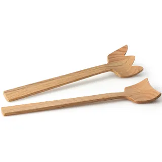 Continenta Salatbesteck Eiche 30,5 cm