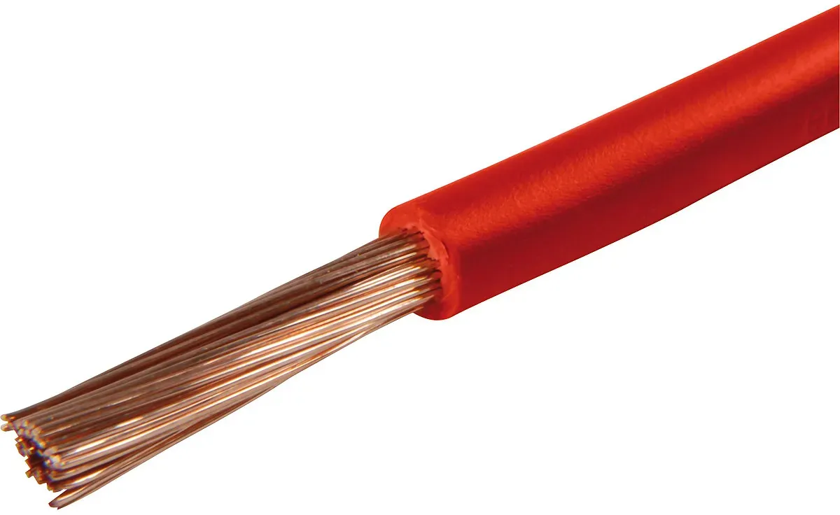 HERTH&BUSS Kabel, FLY, 1-adrig, 5m rot - 51275411005 - rot