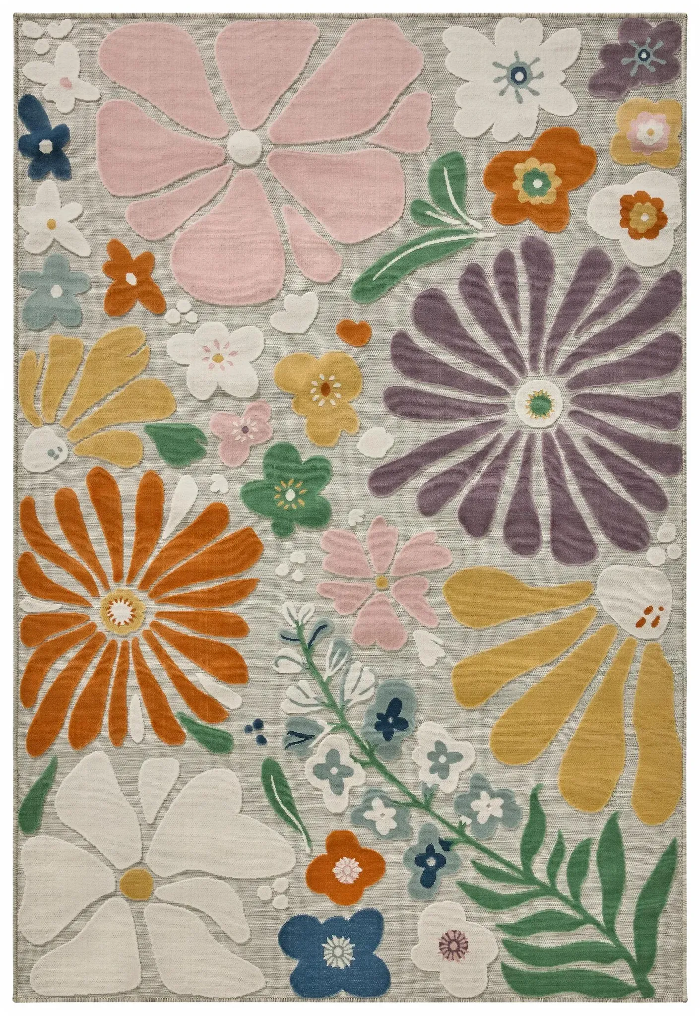 benuta Pop In- & Outdoor-Teppich Lilou Multicolor 120x170 cm - Teppich für Balkon, Terrasse & Garten