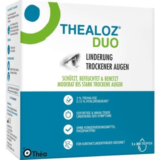 THEA PHARMA GMBH Thealoz Duo Augentropfen 3 x 10 ml