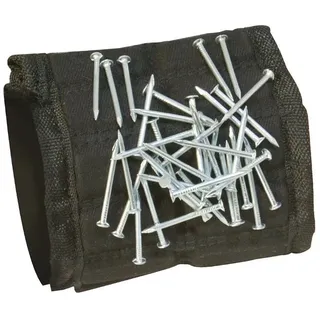 Silverline Magnetarmband mit Taschen für Schrauben, Schraubendreherbits, etc.