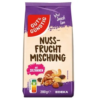 Leib und Gut GUT&GÜNSTIG Nuss-Frucht Mischung 200,0 g, 1 Pack