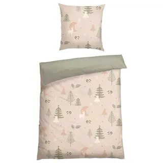 SCHIESSER Feinbiber-Bettwäsche Uma - braun