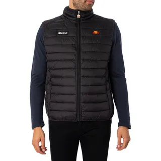 Ellesse Herren Bardy Weste, Schwarz, L