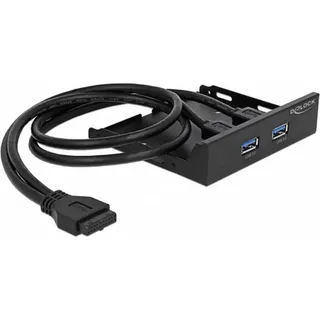 DeLock 63994 3.5 Zoll Einbauwinkel Schwarz