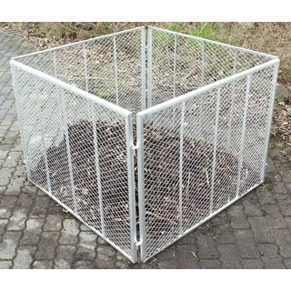 Baumarktplus Komposter Metallkomposter 100x100x80 cm Gartenkomposter feuerverzinkt