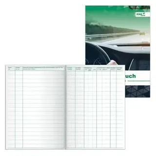 RNK Fahrtenbuch 3120, A5, für PKW, vom Finanzamt anerkannt, 32 Blatt