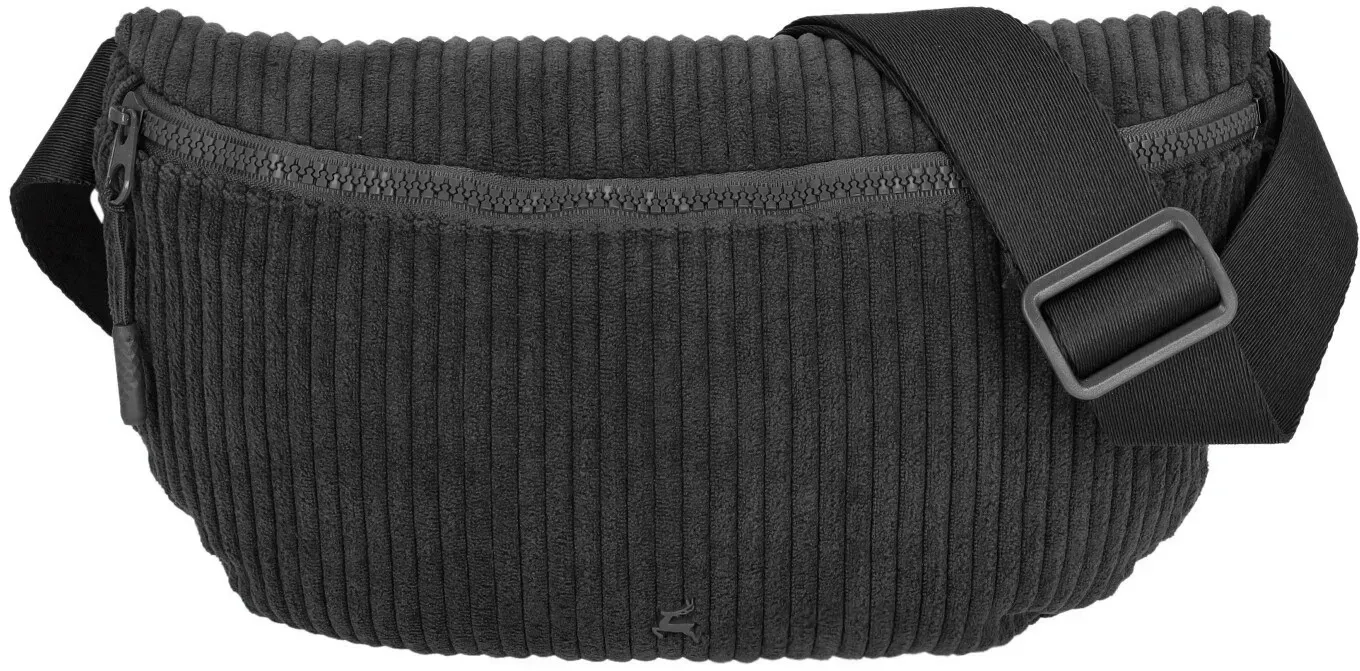 Prato Bauchtasche Corduroy SC17 black