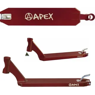 Apex Digital Apex Pro Stunt-Scooter Deck 600 (51cm) rot - Rot