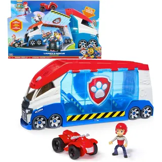 Spin Master PAW Patrol – Launch'n Rescue PAW Patroller Teamfahrzeug mit neuen Funktionen, inkl. Ryder-Figur und 1 Basis-Fahrzeug