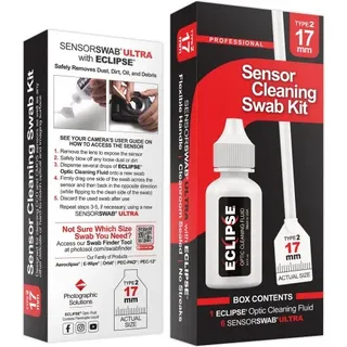 PHOTOSOL Sensor Cleaning Swab Kit 6x 17mm/15ml Eclipse #KE-US2