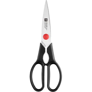 Zwilling TWIN L Vielzweckschere 20cm, Küchenschere für Rechts- und Linkshänder, Rostfreier Spezialstahl, Schwarz