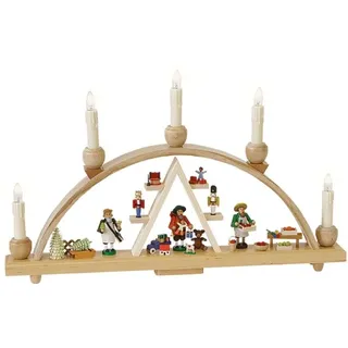 Richard Glässer GmbH Seiffen Schwibbogen Erzgebirge Richard Glässer Seiffen Seiffener Weihnachtsmarkt, elektrisch, 01237