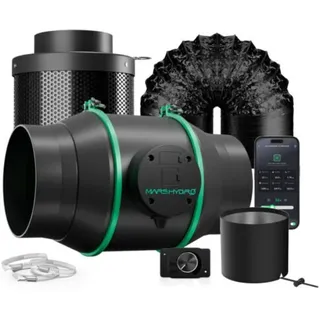Mars Hydro - iFresh Combo 6-Zoll Smart Inline-Kanalventilator und Kohlefilter
