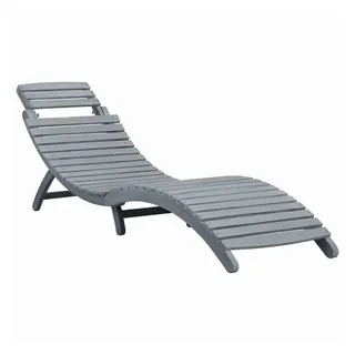 vidaXL Sonnenliege 93 x 59 x 22 cm Grau