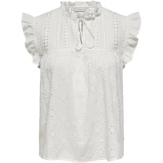 Only Onlreva Life S/L Emb Top WVN Noos - XS