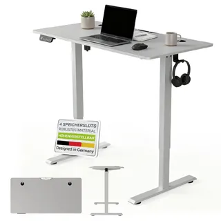 Juskys Schreibtisch Office Stand Weiß