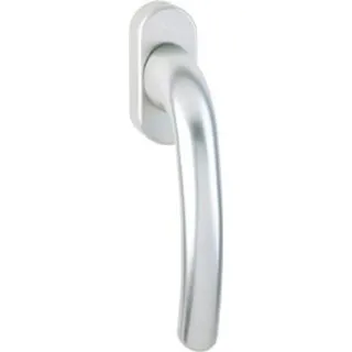 HOPPE DK-Fenstergriff Tôkyô 0710/U26 mit ovaler Rosette VK7x32,F9016 beschichtet