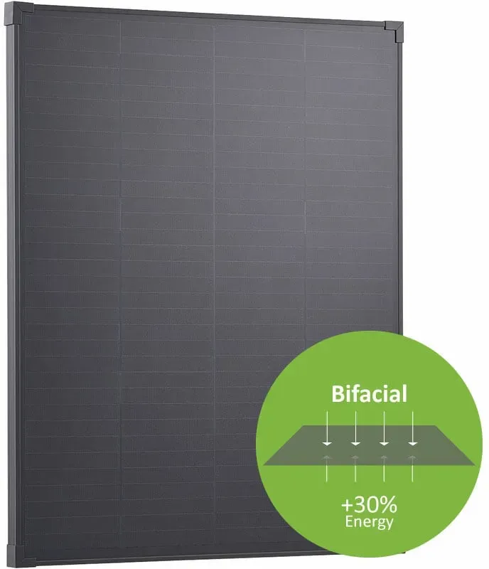 VOLTIMA Bifazial BSM50-36 Solarmodul 50 Watt Monokristallin (Umsatzsteuerbefreit...