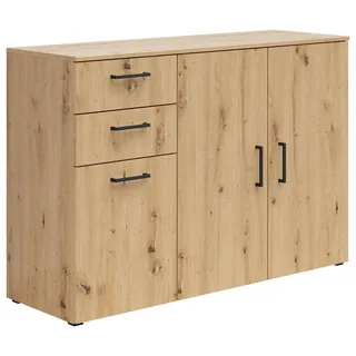 mömax MULTISTAURAUM Kommode 120 x 83 x 40 cm Eiche Artisan