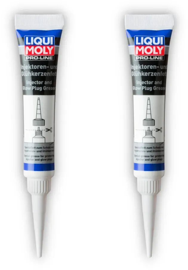 2x Fett LIQUI MOLY 3381 Pro-Line Injektoren & Glühkerzenfett Montagefett Paste 20g