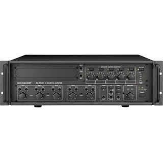Monacor PA-1240 ELA-Verstärker 240 W 5-Zonen