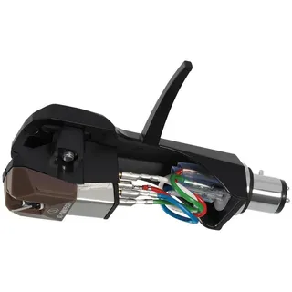 Audio-Technica AT-VM95SH/H (Tonabnehmer), Plattenspieler Zubehör, Schwarz, Braun
