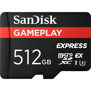 SanDisk 512GB microSDTM Express-Karte, Speicherkarte, Schwarz