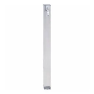 vidaXL Wassersäule für den Garten 40 cm Edelstahl Quadratisch