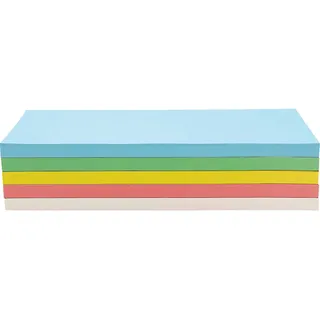 Magnetoplan Moderationskarte farbig sortiert rechteckig 200mm x 200 mm