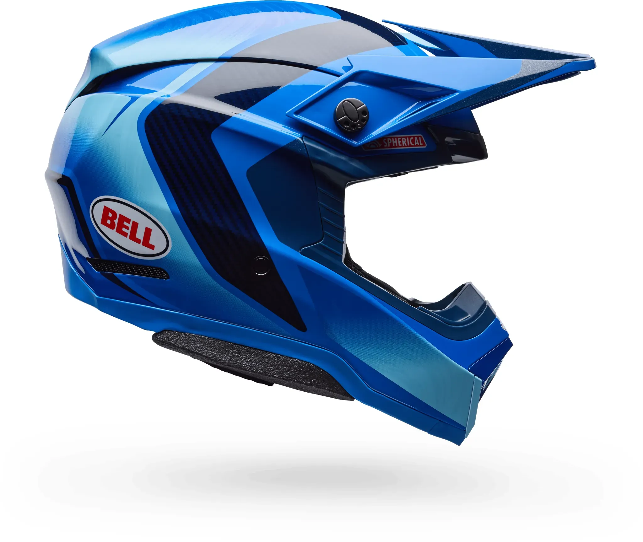Bell Moto-10 Spherical Et3 Cortez Se Blau Motocrosshelm - XL