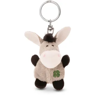 NICI Schlüsselanhänger Esel mit Kleeblatt 5cm