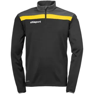 uhlsport Offense 23 1/4-Zip Sweatshirt schwarz/anthrazit/limonengel 3XL