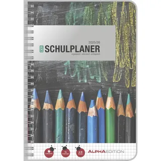 alpha edition / teneues calendars & stationery gmbh & co. kg Schulplaner Ringbuch schwarz