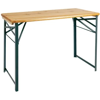 Stagecaptain Biertisch Klappbar 119 x 44,5 x 75,5 cm Natur