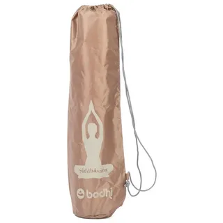 Bodhi Easy Bag Yogamattentasche aus Polyester mit Print Siddhasana Taupe 1 St